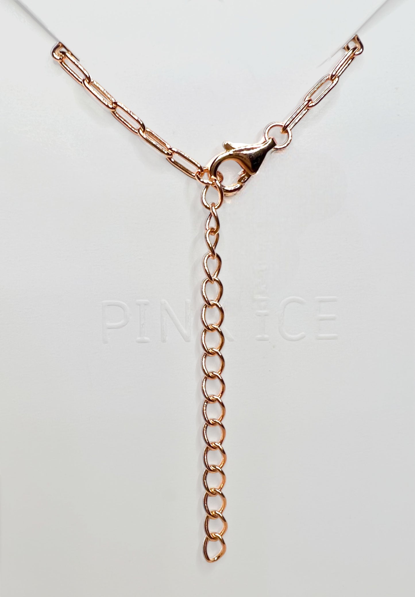 925 Sterling Silver Sugar Skull Pendant Necklace - Rose Gold