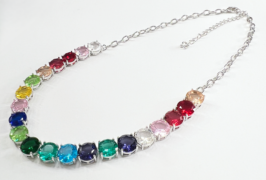 Taffy Jewel Candy Statement Necklace